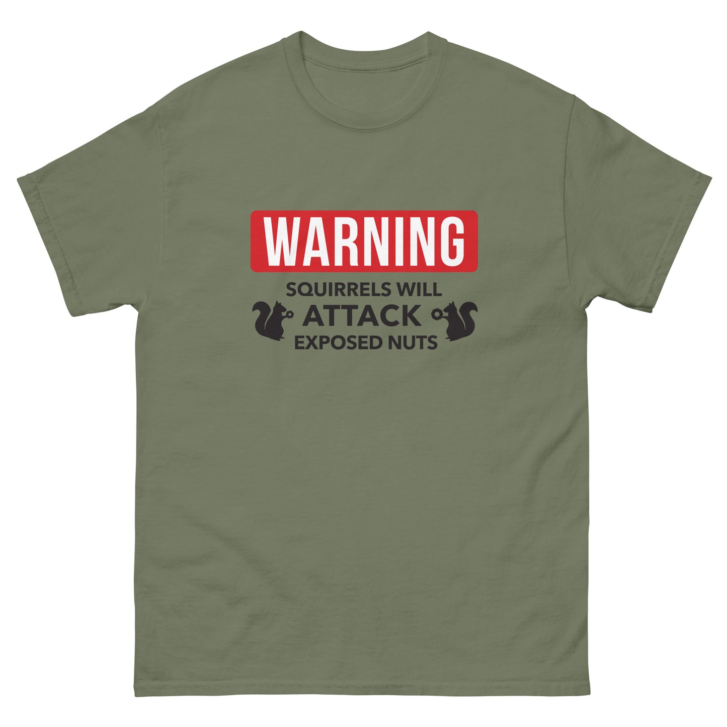 Warning Squirrels Men's classic tee