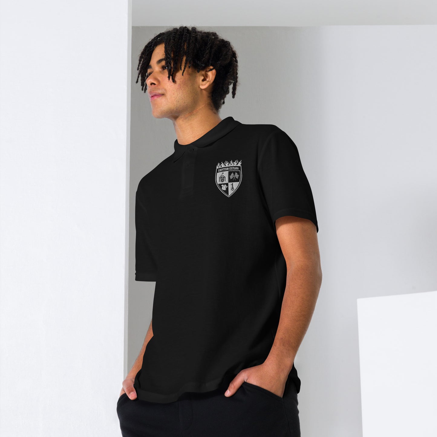 Sempiterno Exitanda Unisex pique polo shirt