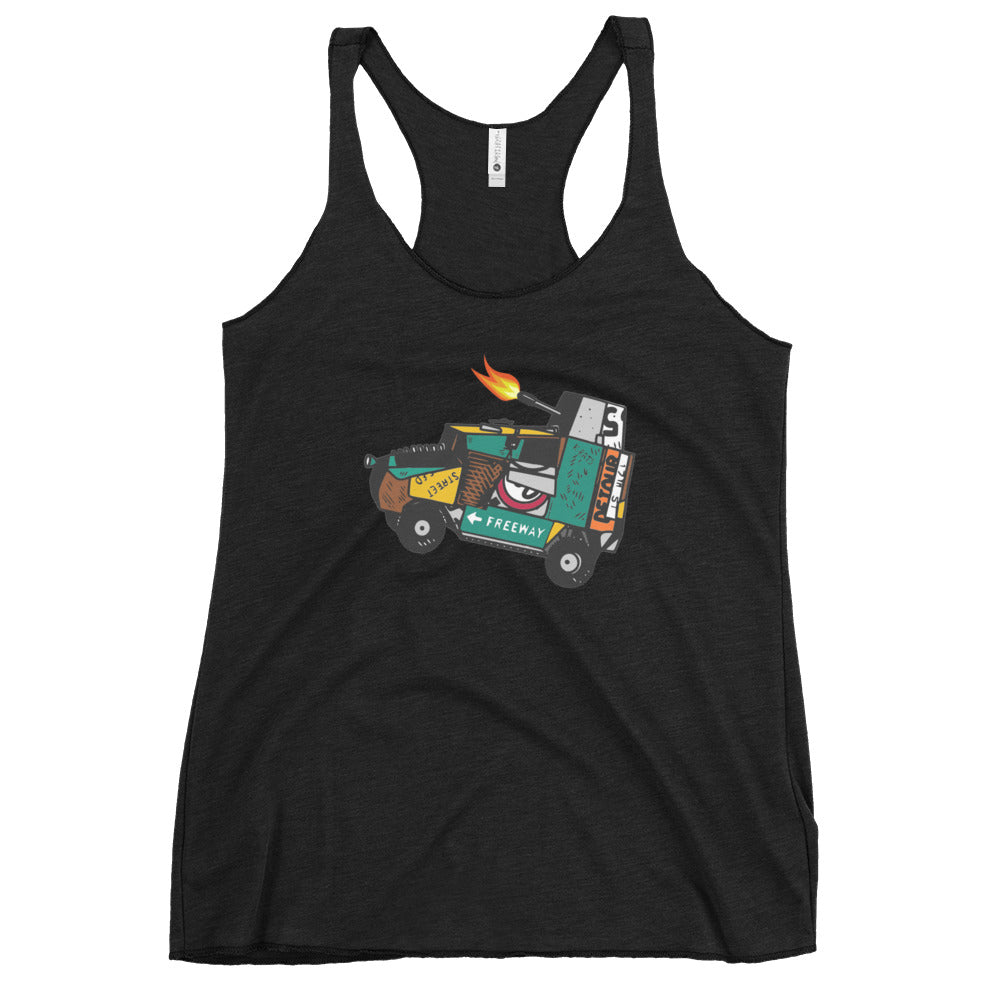 A Kinderpanzer Women's Racerback Tank